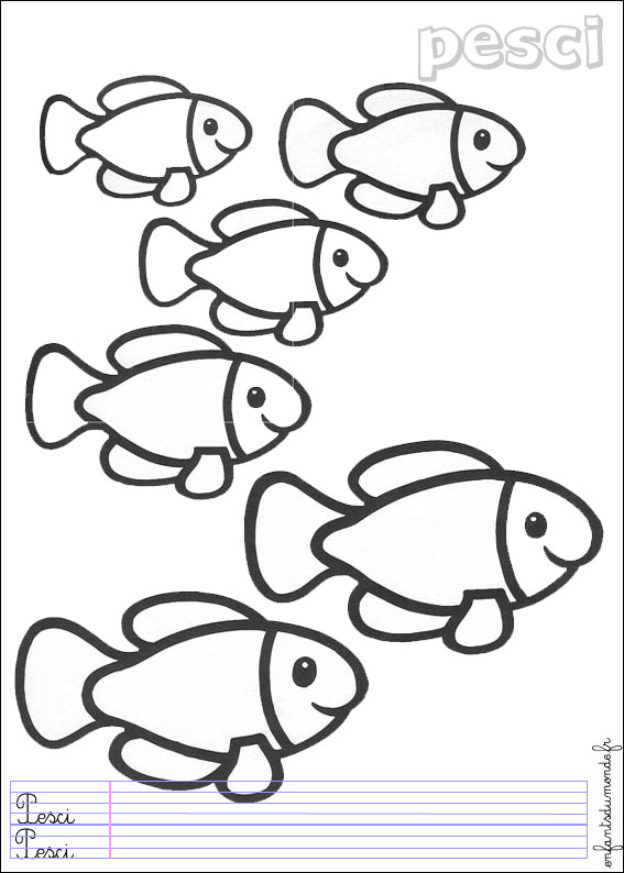 coloriage poisson 1